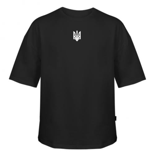 Футболка оверсайз Owi Герб Украины L Черный (11308275-2-166347-L)
