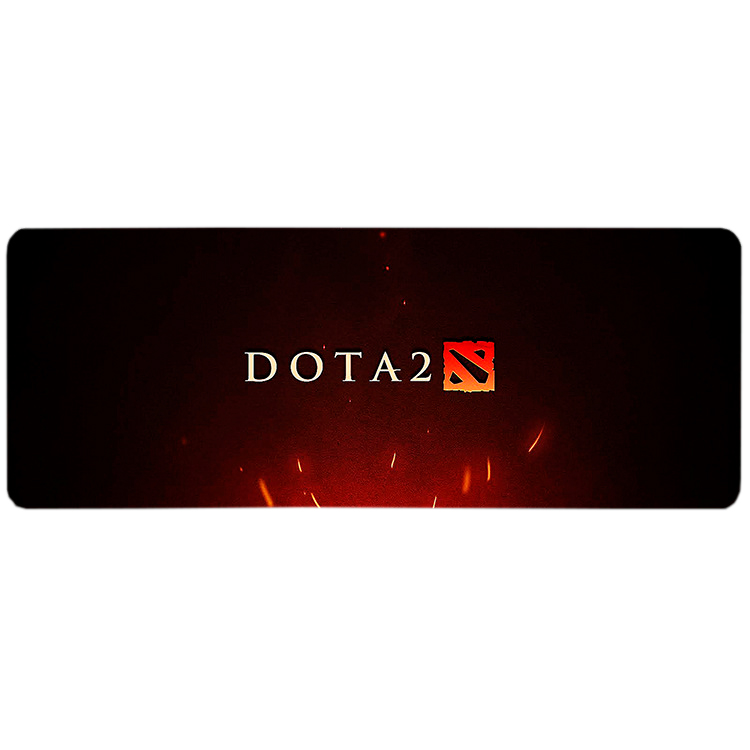 Коврик для мыши игровой dota2 тканевый нескользящий 3х300x700 мм Black-Red (YUT_V5675)