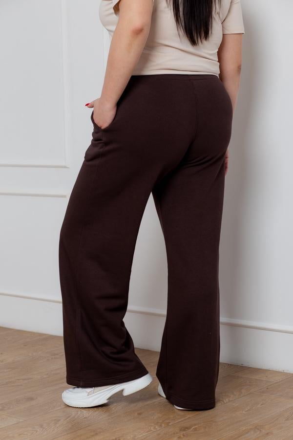 Штаны женские AKSAN L Коричневый (23.2196_brown_46(L)) - фото 3 Штаны женские AKSAN L Коричневый (23.2196_brown_46(L)) - фото 3