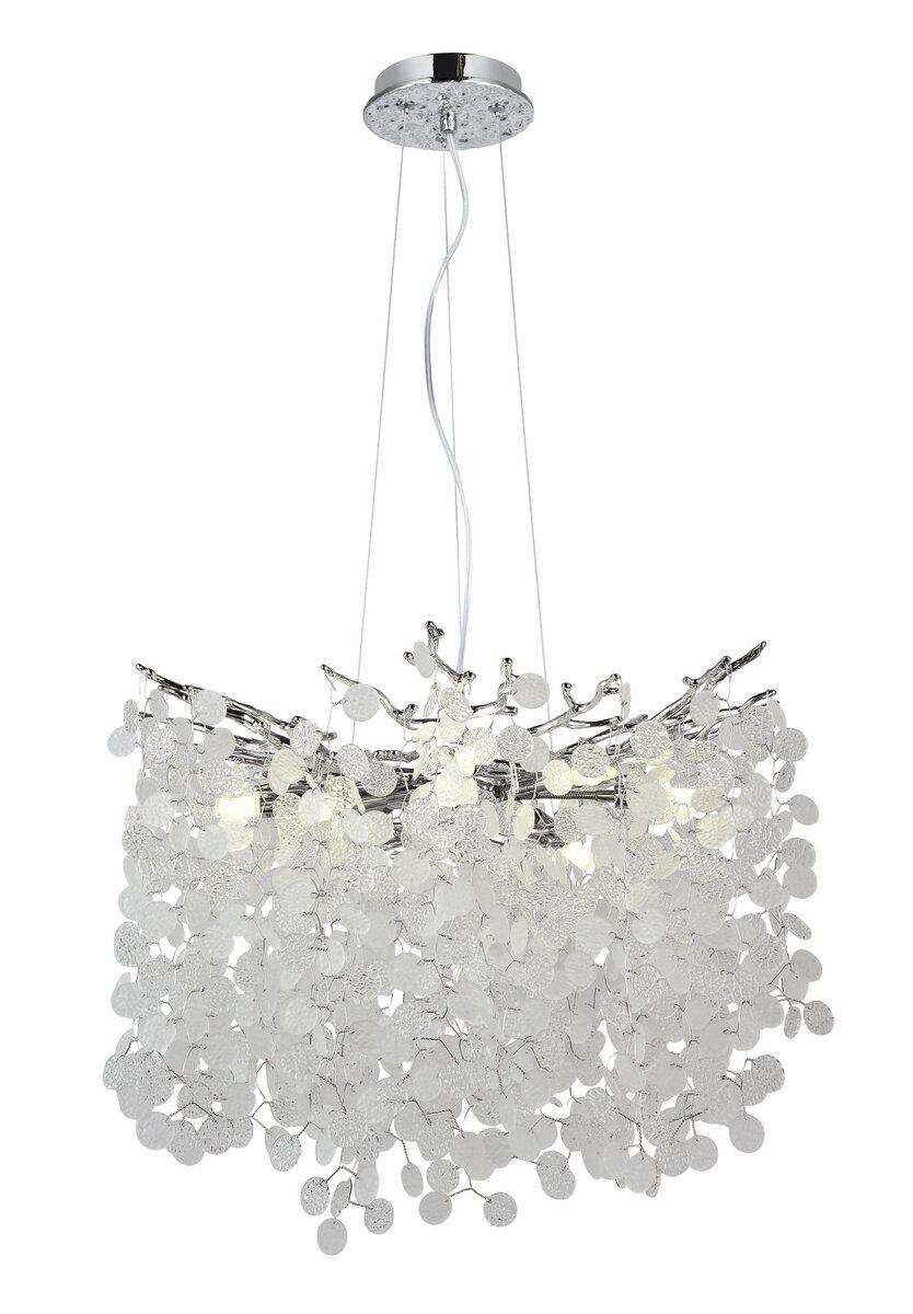 Люстра підвісна кришталева Light House SRS-20297/600 CH Хром