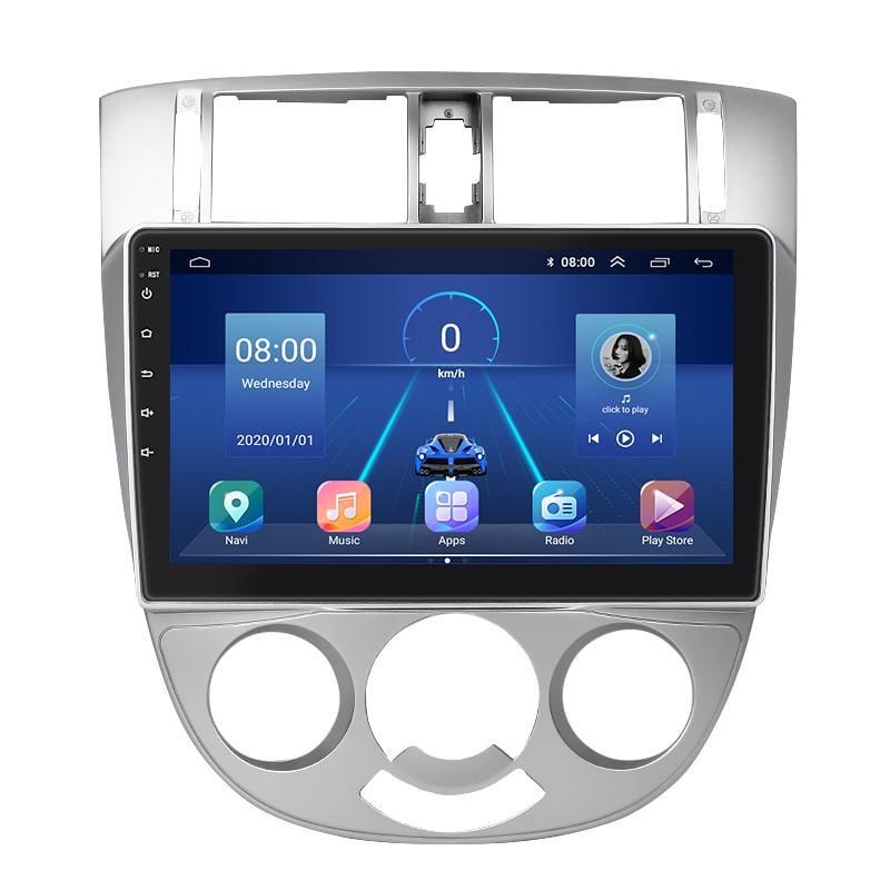 Автомагнитола штатная Lesko для Buick Excelle I Manual AC 2004-2007 экран 10" 4/64Gb 4G Wi-Fi GPS Top MOB