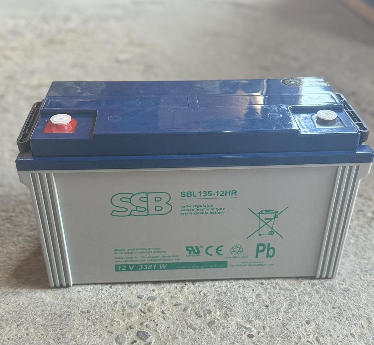 Акумулятор свинцево-кислотний AGM SBL 135-12HR 135Ah (SSB135) - фото 2 Акумулятор свинцево-кислотний AGM SBL 135-12HR 135Ah (SSB135) - фото 2