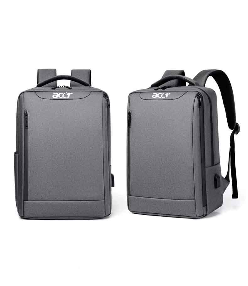 Міський рюкзак 2106-1 для ноутбука Acer Асер 15,6 з USB Сірий ( IBN045S5 ) - фото 8 Міський рюкзак 2106-1 для ноутбука Acer Асер 15,6 з USB Сірий ( IBN045S5 ) - фото 8