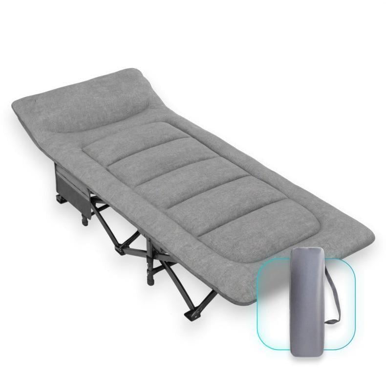 Туристическая раскладушка EasyFit CozyCamp чехол (EF-2850-GY) Туристическая раскладушка EasyFit CozyCamp чехол (EF-2850-GY)