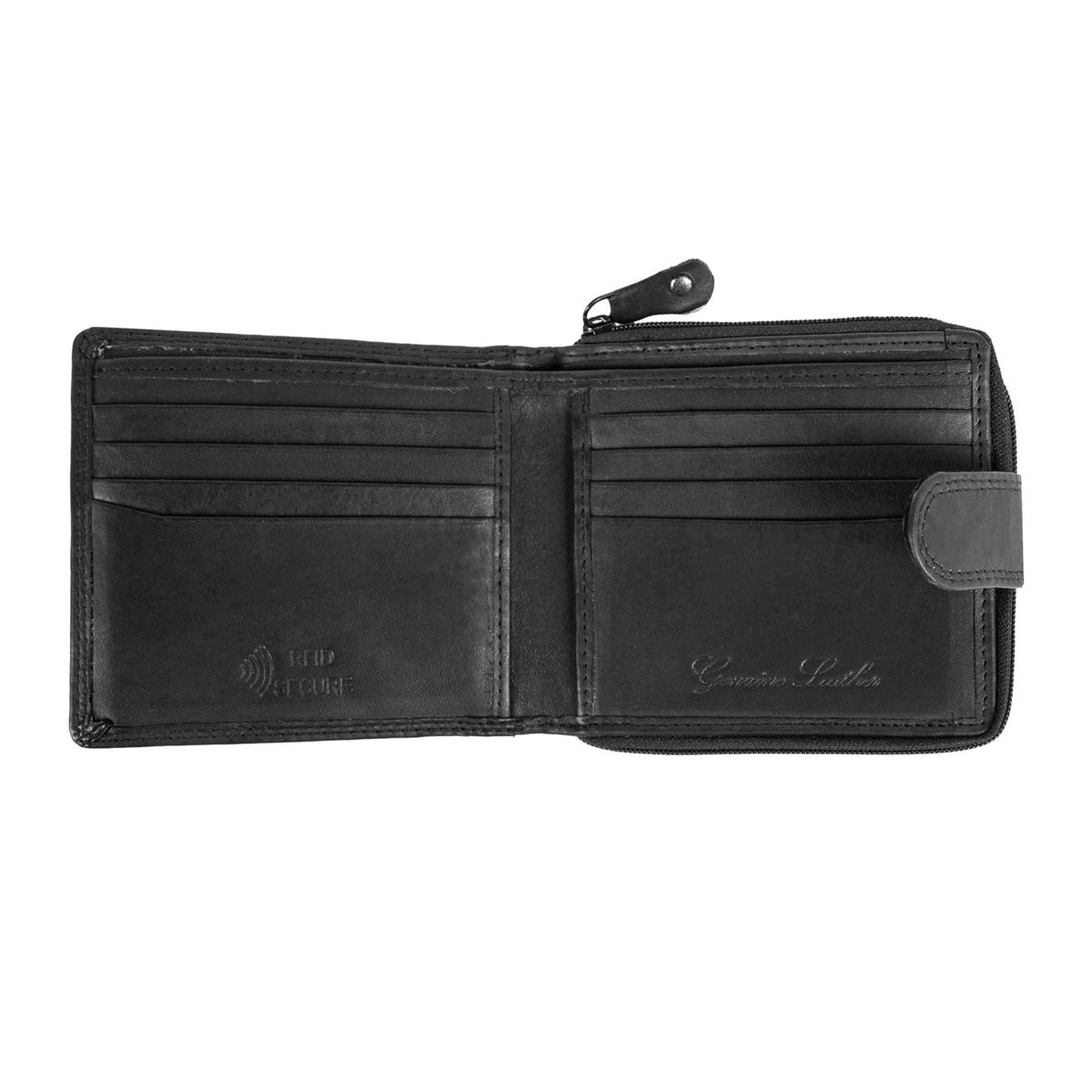 Кошелек кожаный мужской Ridgeback JBNC43MN Black (JBNC43 BLK) - фото 3 Кошелек кожаный мужской Ridgeback JBNC43MN Black (JBNC43 BLK) - фото 3