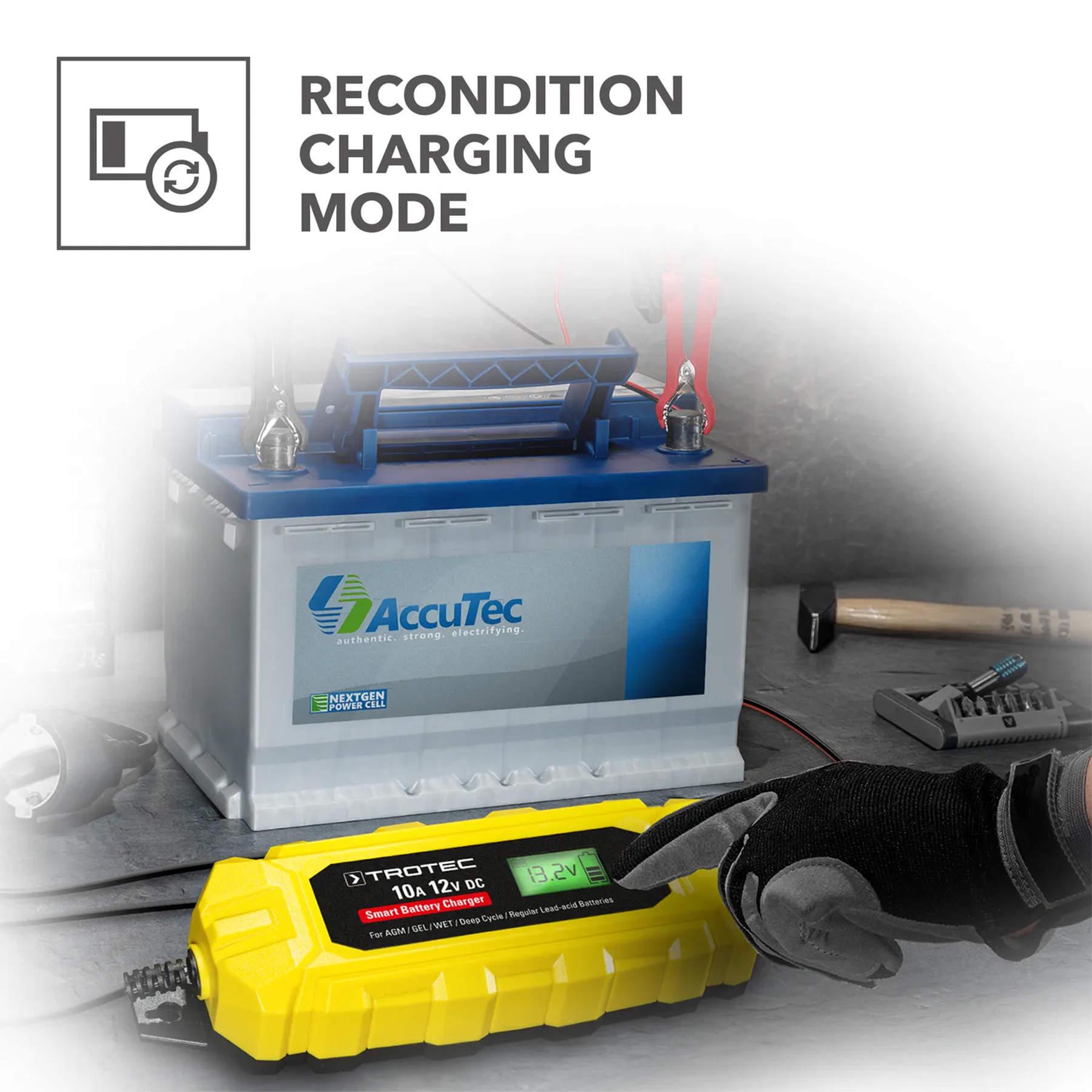 Зарядное устройство для автомобильного аккумулятора Trotec PBCS 10A/12V 4-200Ah (4675000015) - фото 20 Зарядное устройство для автомобильного аккумулятора Trotec PBCS 10A/12V 4-200Ah (4675000015) - фото 20