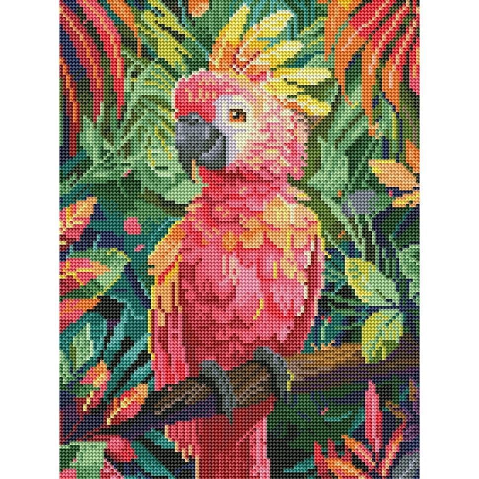 Алмазна мозаїка Brushme Рожевий папуга RDBS7007 30х40 см (RLT52426) Алмазна мозаїка Brushme Рожевий папуга RDBS7007 30х40 см (RLT52426)