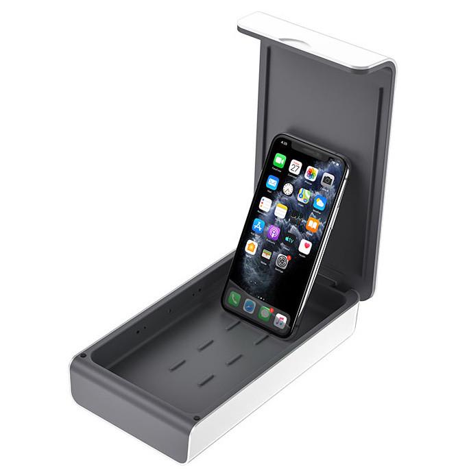 Стерилизатор-бокс ультрафиолетовый Hoco S1 PRO портативный для обеззараживания мелких вещей Белый (28810156) - фото 2 Стерилизатор-бокс ультрафиолетовый Hoco S1 PRO портативный для обеззараживания мелких вещей Белый (28810156) - фото 2