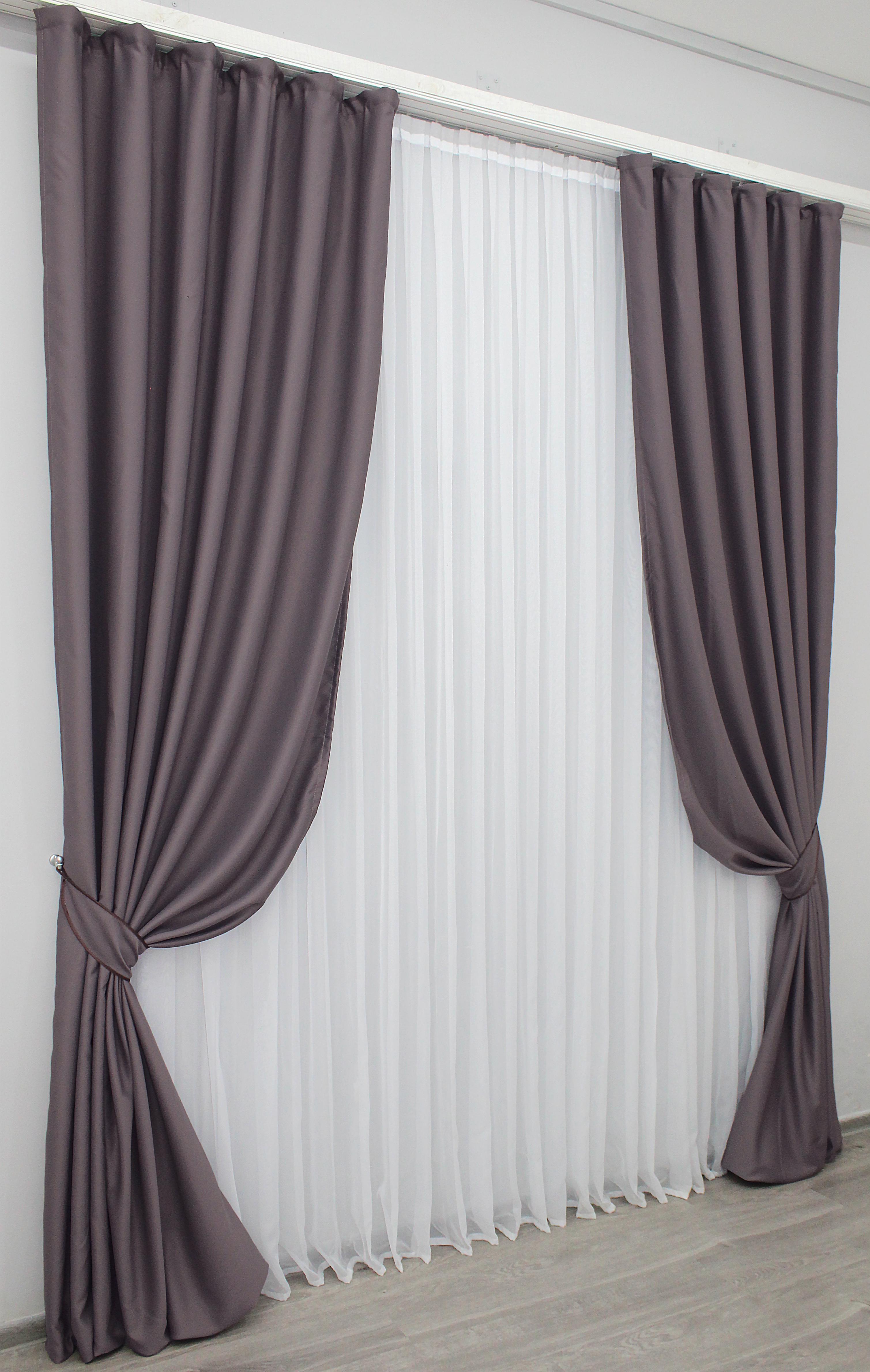 Комплект готовых штор VR-Textil Блэкаут Midnight №1231ш 100х290 см 2 шт. Марсала (31-045) - фото 2 Комплект готовых штор VR-Textil Блэкаут Midnight №1231ш 100х290 см 2 шт. Марсала (31-045) - фото 2