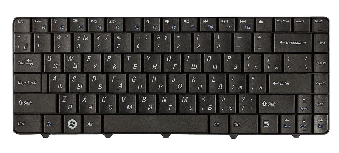 Клавиатура для ноутбука Dell Inspiron 11Z/1110 EN Black