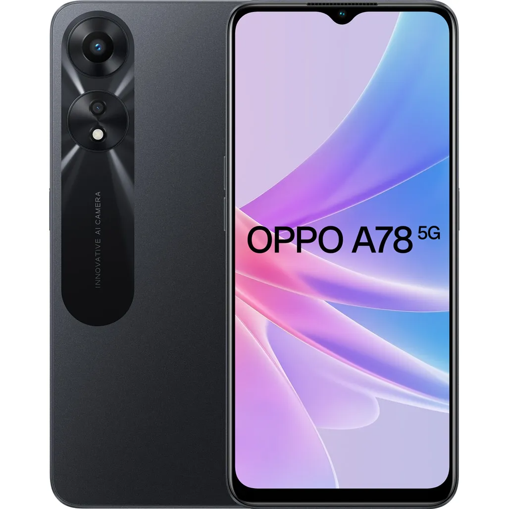 ᐉ Смартфон Oppo A78 5G 8/128GB Glowing Black • Купить в Киеве, Украине •  Лучшая цена в Эпицентр