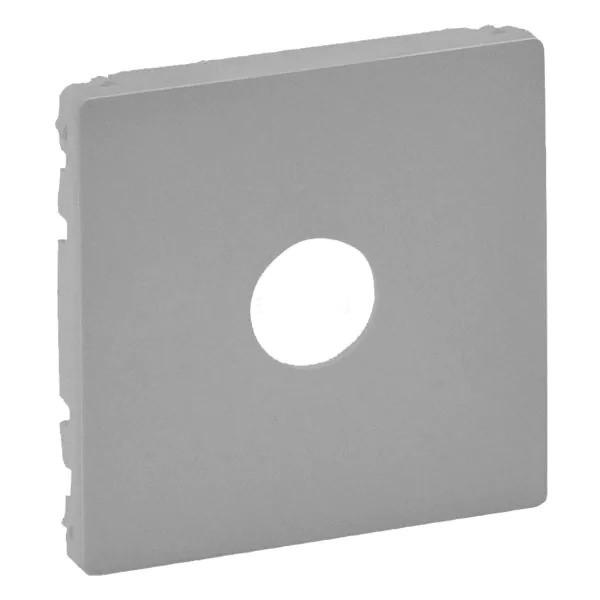 Панель лицевая Legrand Valena IN'MATIC/LIFE для TV розетки 50х50 мм Алюминиевый (754762)