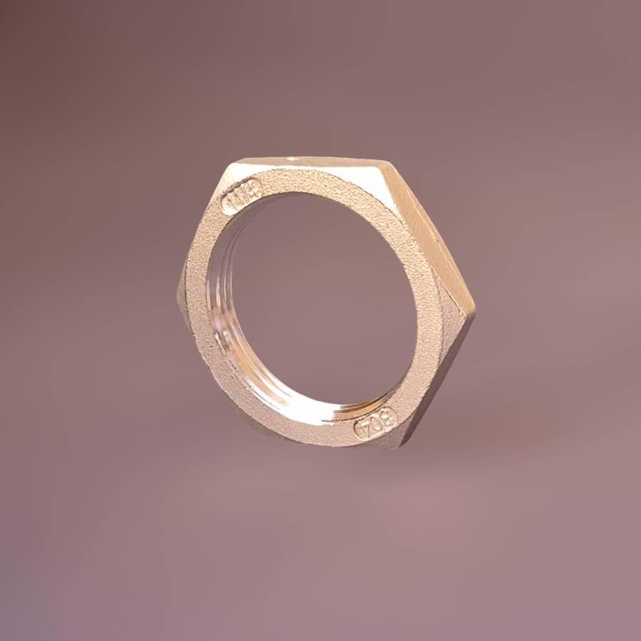 Контргайка нержавеющая муфтовая DN32 1"1/4 н/ж сталь AISI304 шестигранная резьба BSPP ГОСТ 8969-75 - фото 4 Контргайка нержавеющая муфтовая DN32 1"1/4 н/ж сталь AISI304 шестигранная резьба BSPP ГОСТ 8969-75 - фото 4