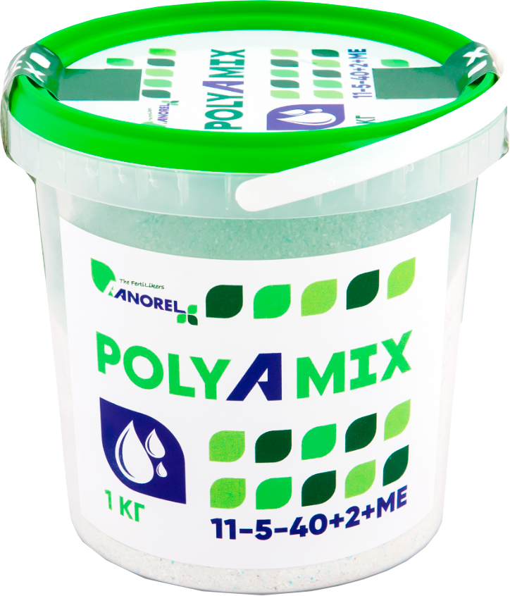 Добриво Anorel Polyamix NPK 11-5-40+ME 1 кг (11837311)