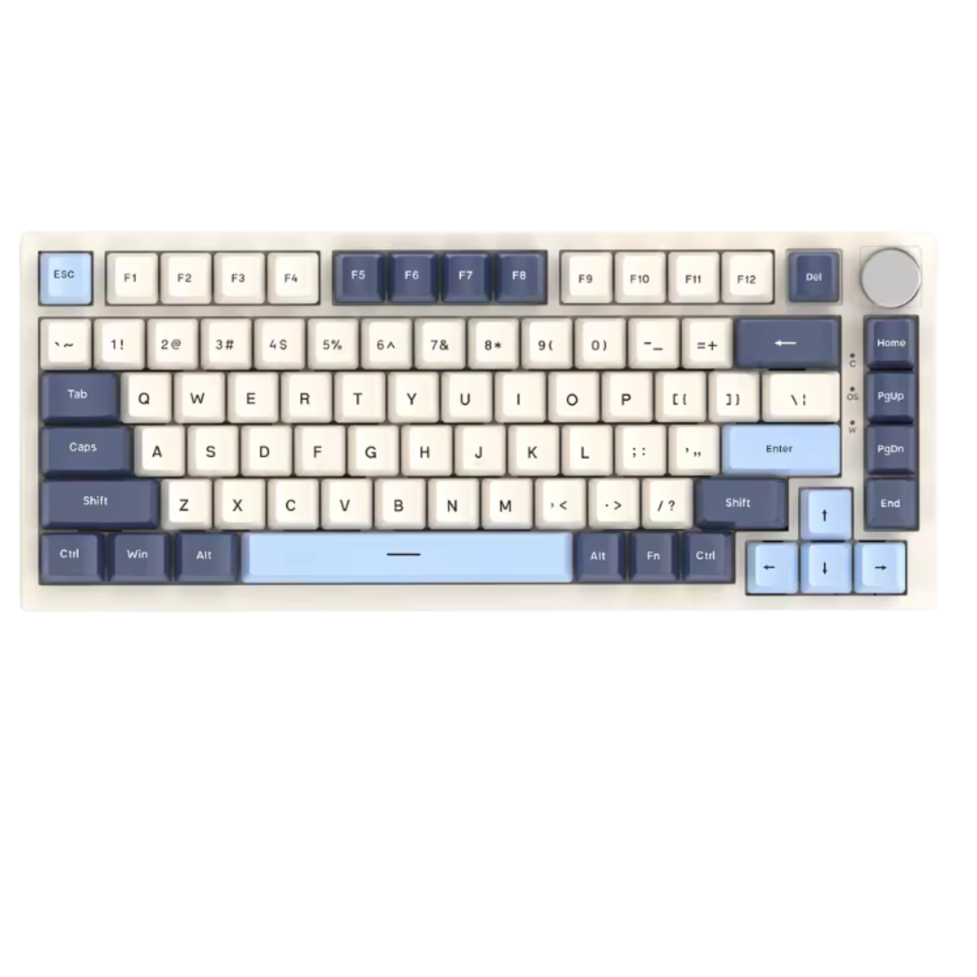 Клавиатура механическая на магнитных свечах attack shark K85 ENG/наклейки UA/RU Blueberry (26138781) Клавиатура механическая на магнитных свечах attack shark K85 ENG/наклейки UA/RU Blueberry (26138781)