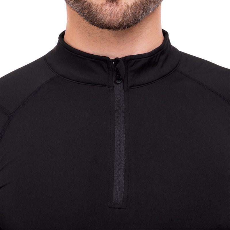 Футболка компрессионная мужская LIDONG UA-505 с длинным рукавом S 150-160 см Черный - фото 8