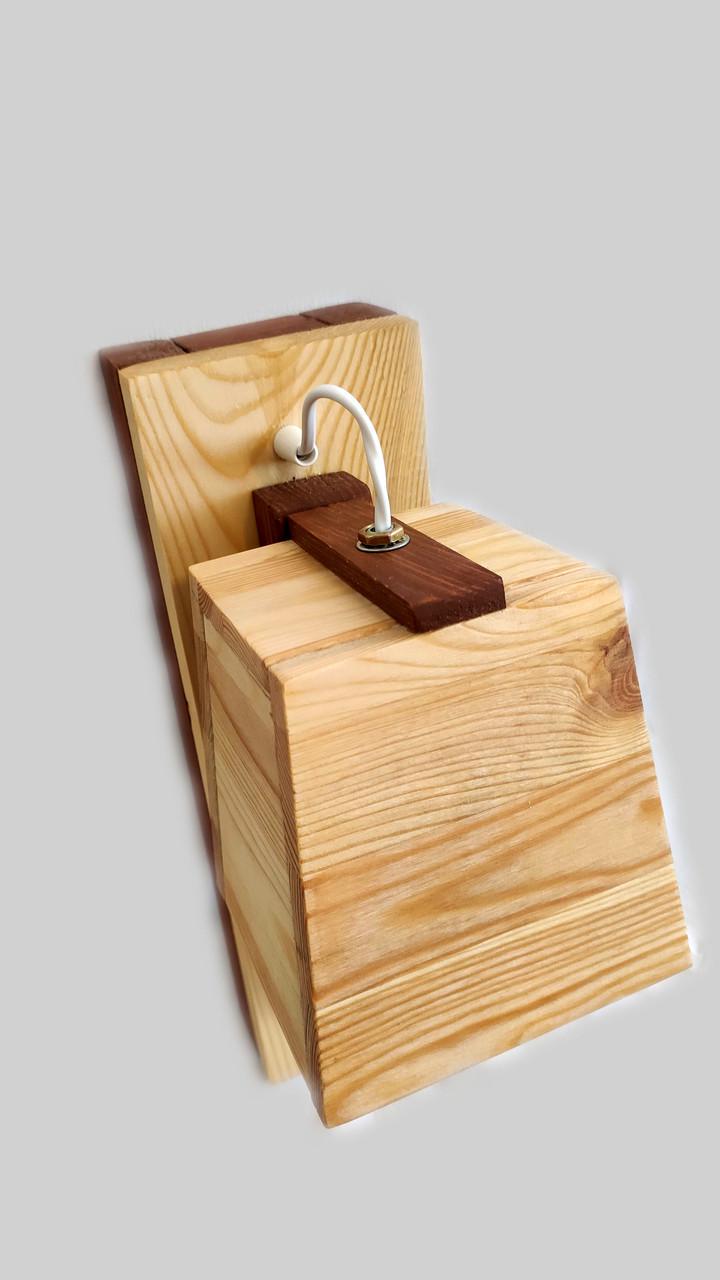 Светильник бра Лофт из дерева (2089080750) - фото 5 Светильник бра Лофт из дерева (2089080750) - фото 5