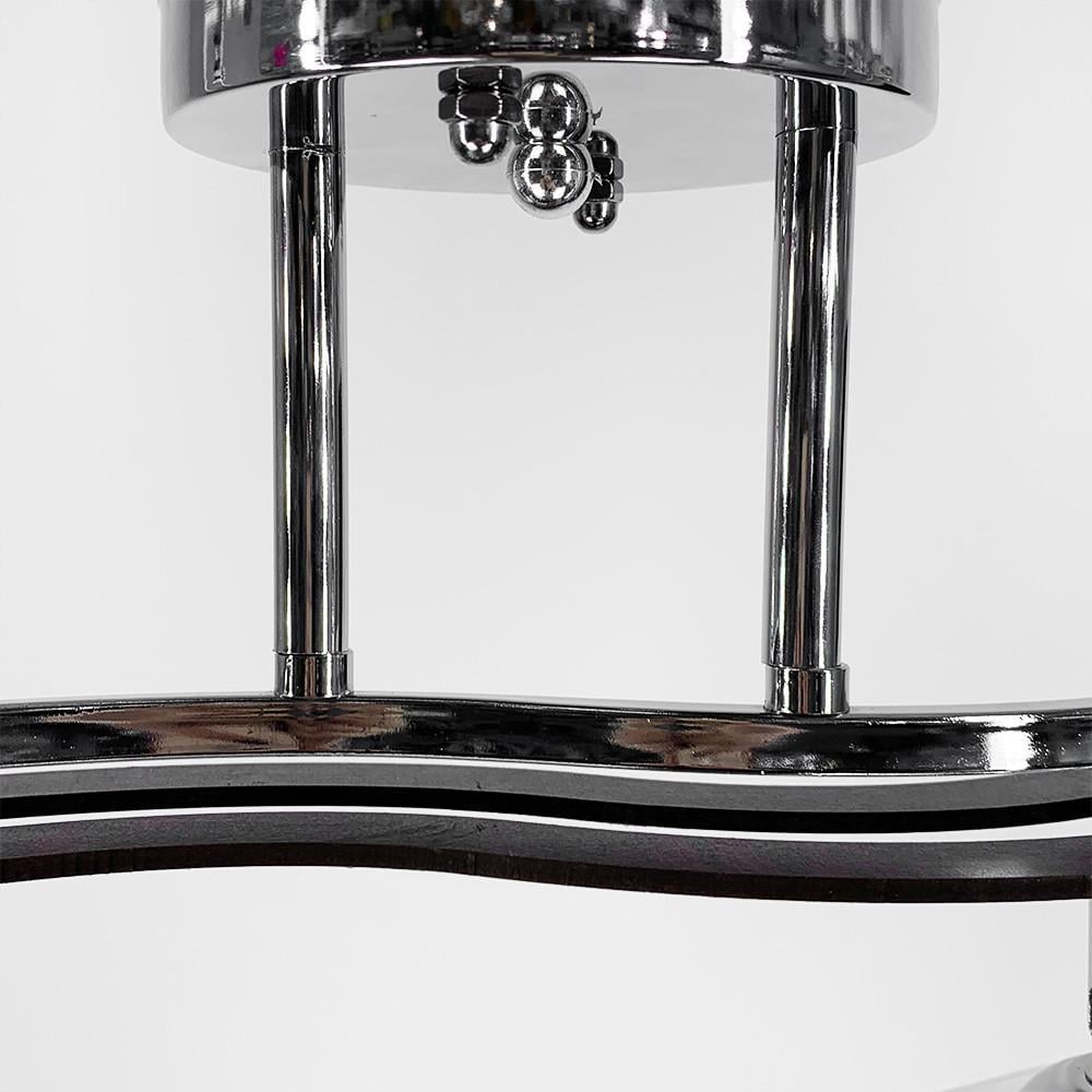 Світильник стельовий на 2 плафони Срібний (6032/2 CH) - фото 2