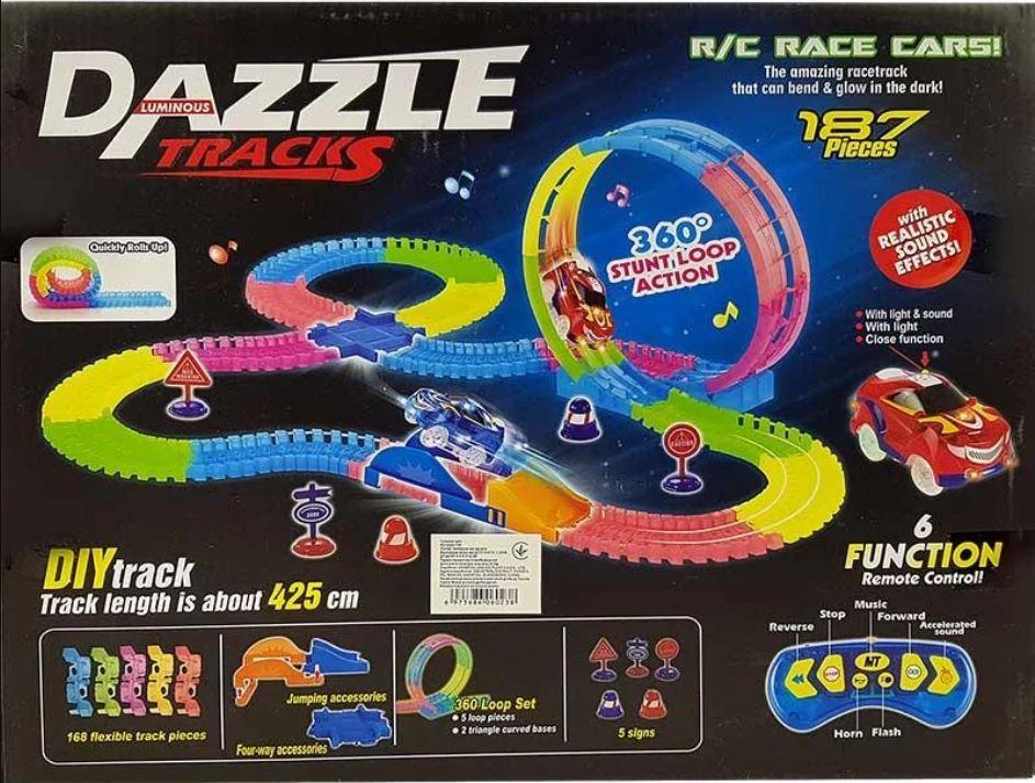 Автотрек з пультом керування Dazzle Tracks 326 деталей (V3428)