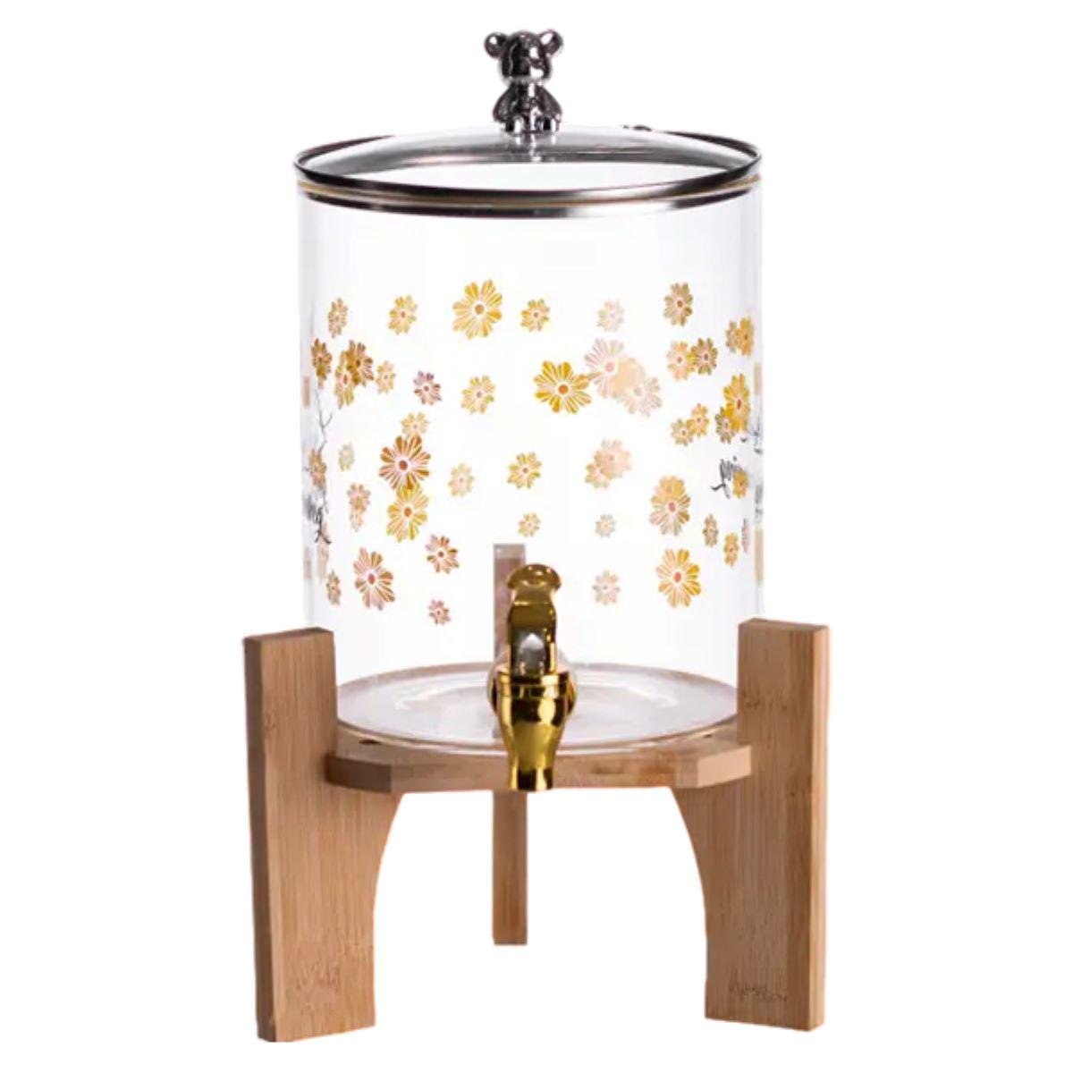 Кувшин с краном на деревянной подставке 3,6 л - фото 2