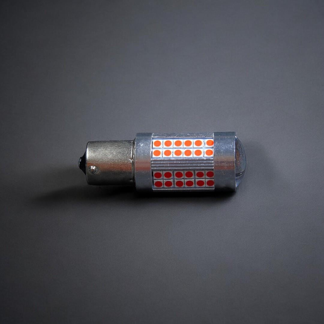 Автомобильная лампа LED GS 1156-3030-72SMD 12-24V super CANBUS BA15s Красный (2307050666) Автомобильная лампа LED GS 1156-3030-72SMD 12-24V super CANBUS BA15s Красный (2307050666)