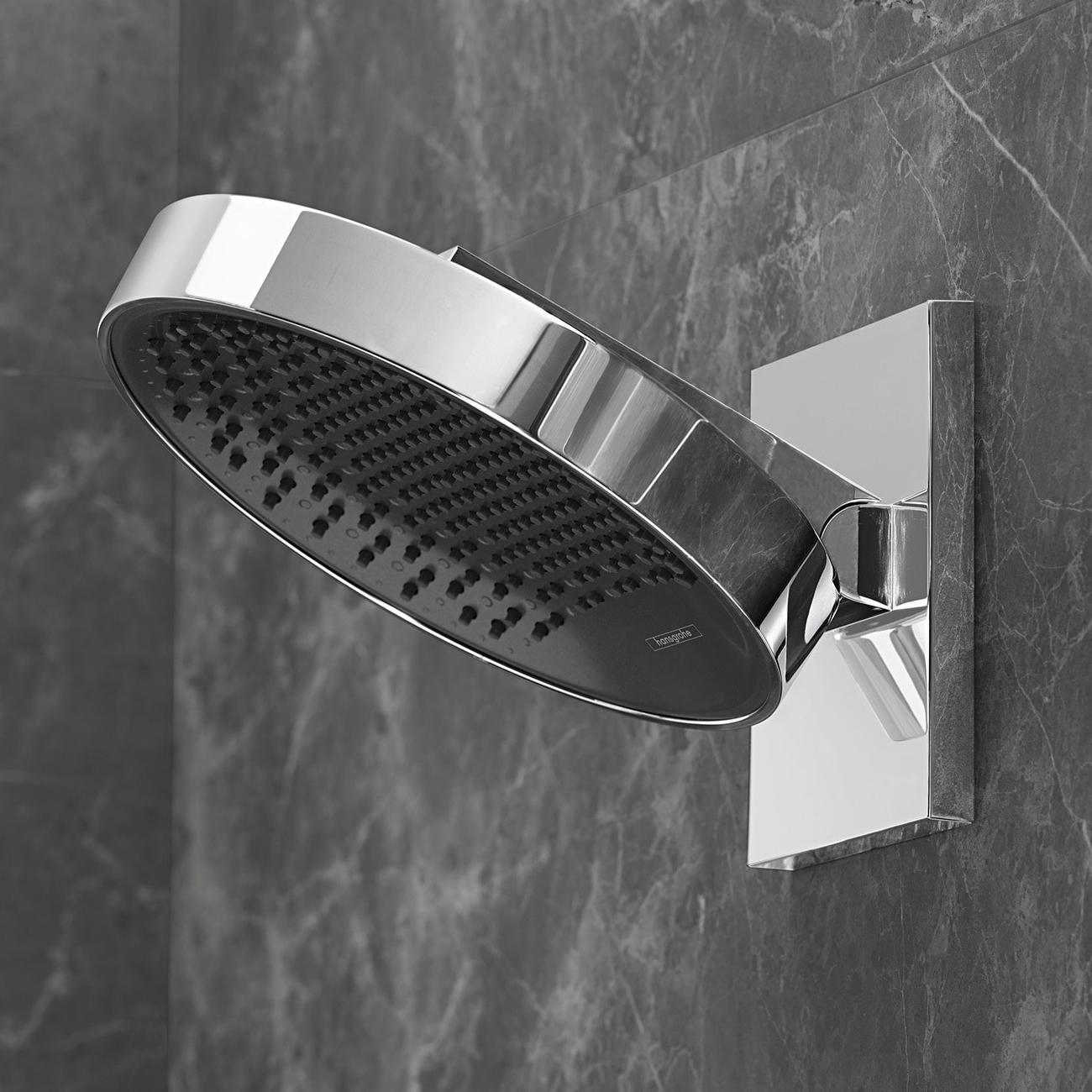 Верхній душ Hansgrohe RAINFINITY 26230000 360 мм із кронштейном Хром (71653) - фото 3