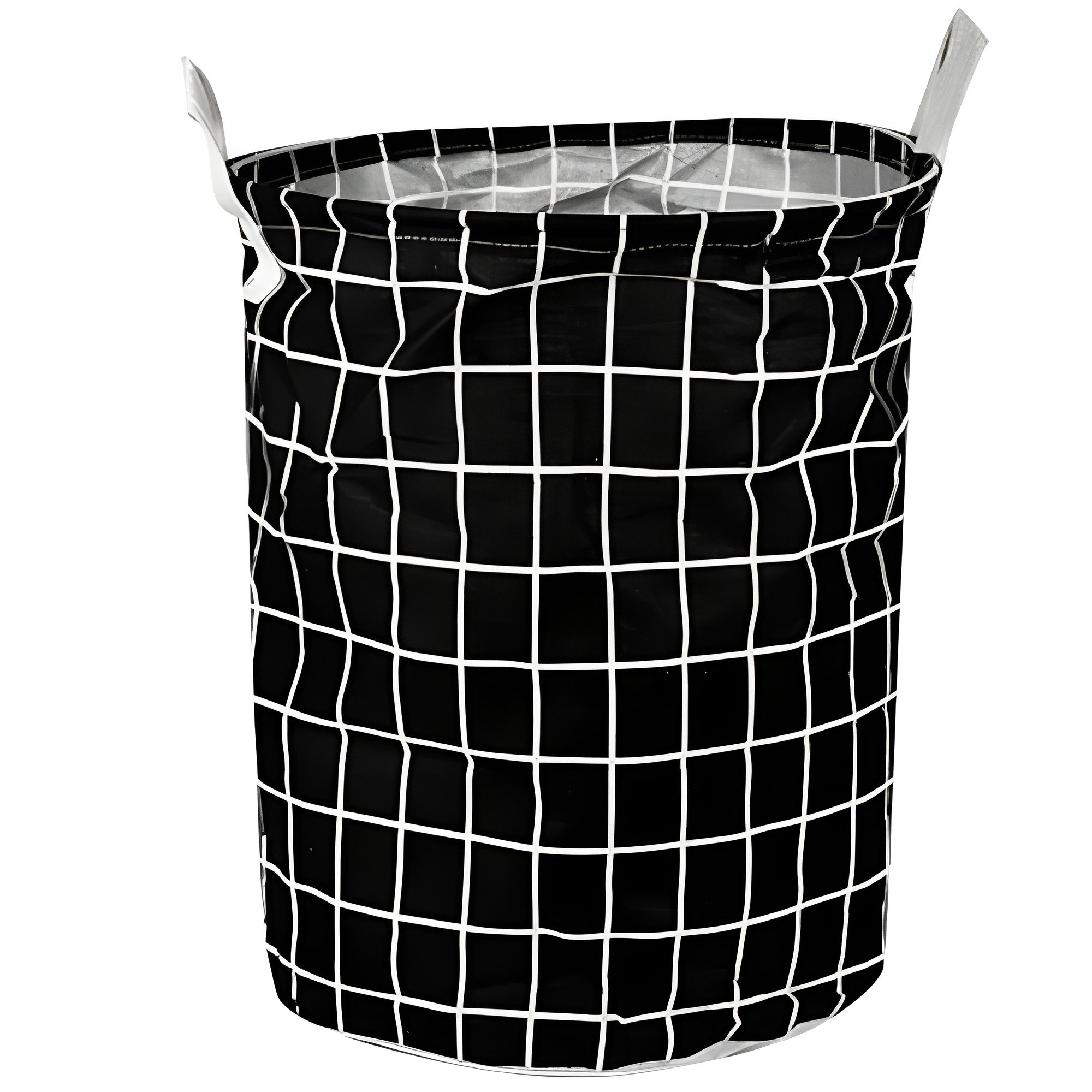 Кошик для зберігання одягу та іграшок Stenson R89685 з принтом 33х43 см Чорний/Білий (a26e650e)