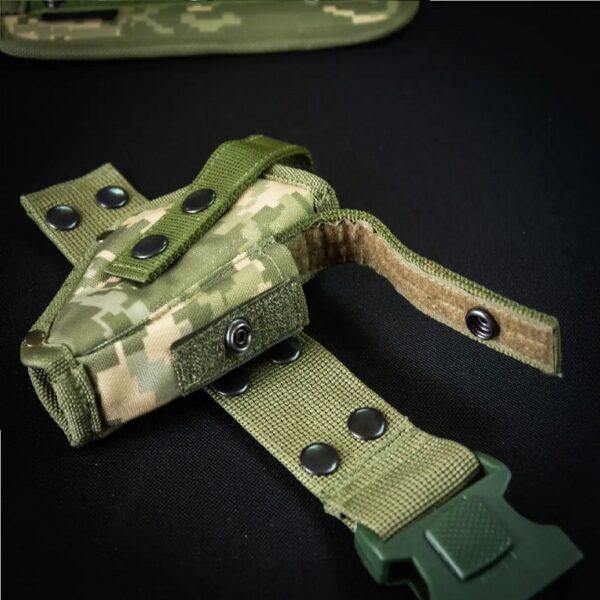 Кобура военная Kirasa на бедро для ПМ KI281 Пиксель (11066466) - фото 5 Кобура военная Kirasa на бедро для ПМ KI281 Пиксель (11066466) - фото 5