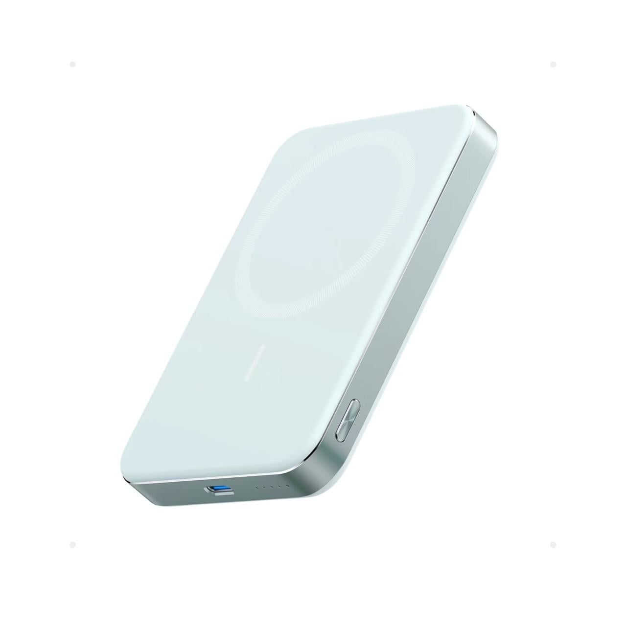 Повербанк Magsafe Anker A1664 Ultra Slim 10000 mAh з бездротовою швидкою зарядкою для iPhone Світло-зелений (30874521)
