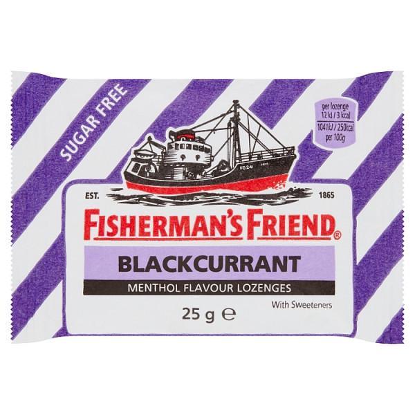 Конфеты fisherman's Friend Blackcurrant Sugar Free 25 г (1557602746)