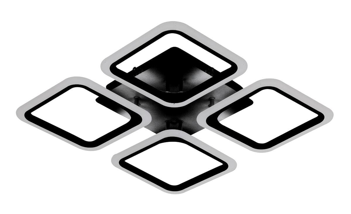 Люстра потолочная светодиодная Light House SRS-19691/4 BK 74W Черный