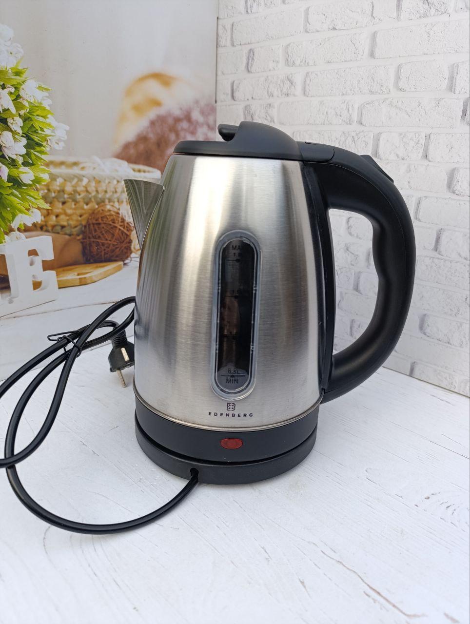 Електрочайник EDENBERG EB-83521 нержавіюча сталь 1,8 л 2000 Вт