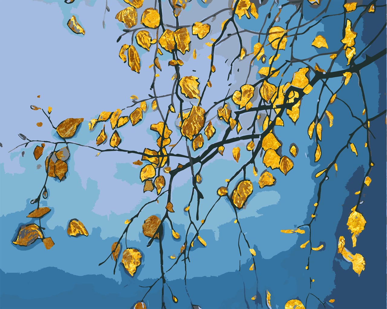 Картина по номерам Riviera Blanca Последние листья 40x50 см (RB-0997) - фото 4