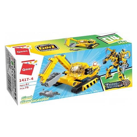 Конструктор Qman Giant Claw Excavator 79 дет. от 6 лет (IC-187-C-625)