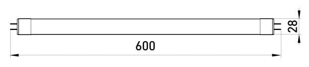Лампа трубка E.NEXT e.save.LED.Eco.T8.60.G13.10.6500 10W 600 мм 220V 780lm 6500K G13 (l0650509) - фото 2 Лампа трубка E.NEXT e.save.LED.Eco.T8.60.G13.10.6500 10W 600 мм 220V 780lm 6500K G13 (l0650509) - фото 2