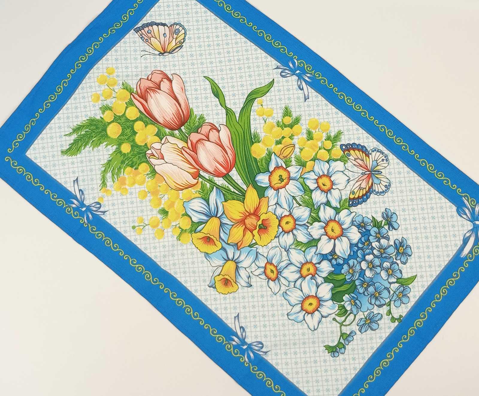 Кухонное полотенце Daffodils 40х70 см Blue (CN20567)