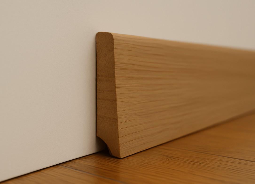 Плінтус дерев'яний із дуба Косий під фарбування 60х12 мм (29954780) - фото 2 Плінтус дерев'яний із дуба Косий під фарбування 60х12 мм (29954780) - фото 2