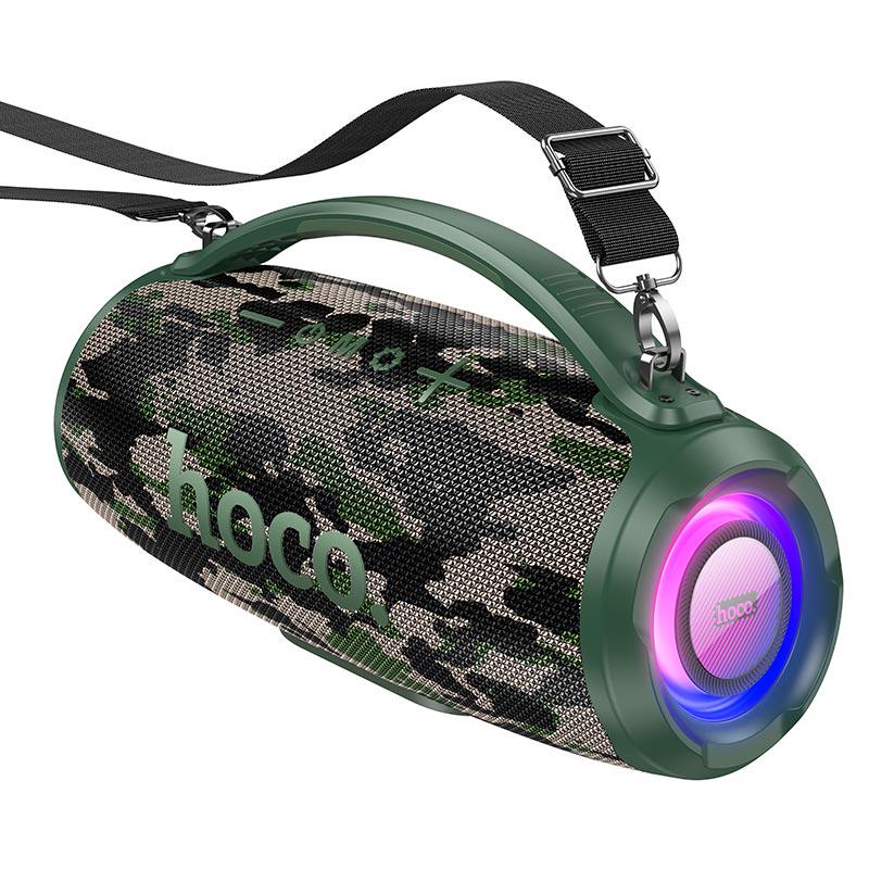 Портативная колонка Hoco HA4 Surge outdoor BT speaker 2x20W Camouflage/Green (8278961a)