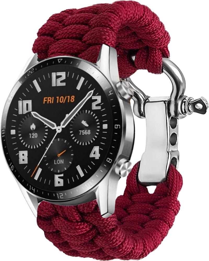 Ремешок из Паракорда Ruper для Huawei Watch GT 2 46 мм (22mm) Wine (30804-42)