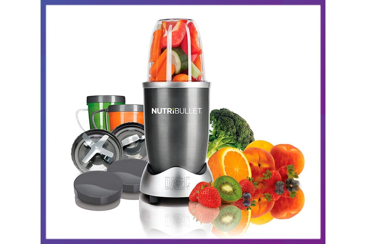 Блендер универсальный NUTRIBULLET W-04 600W 150x160x320 мм Серый (29-14-12225) - фото 2