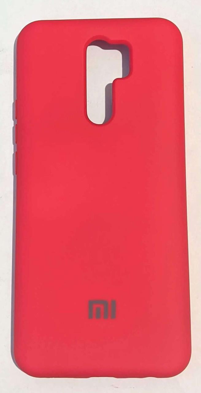 Силіконовий чохол Silicone Case для Xiaomi Redmi 9 червоний