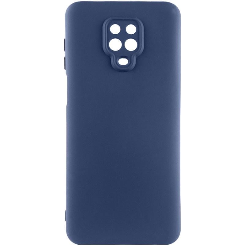 Протиударний чохол TPU GETMAN Liquid Silk Full Camera для Xiaomi Redmi Note 9s / Note 9 Pro / Note 9 Pro Max Синій / Navy Blue