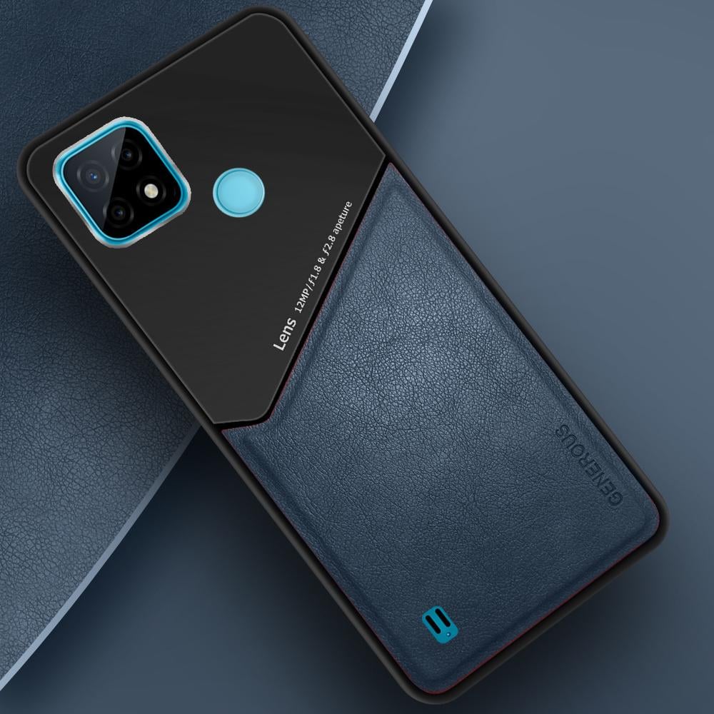 Комбинированный чехол Generous Realme C21 Blue (29918-28)