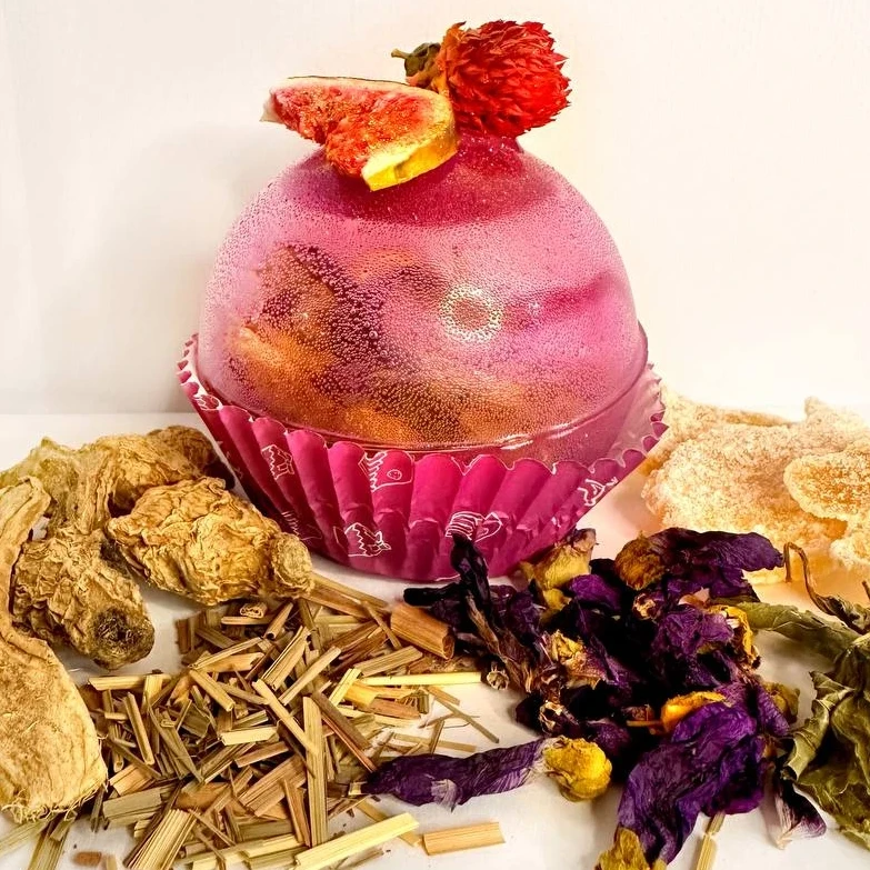 Чайна бомбочка Посмішка Гейші ручна робота у подарунковій упаковці (28444661) - фото 2 Чайна бомбочка Посмішка Гейші ручна робота у подарунковій упаковці (28444661) - фото 2