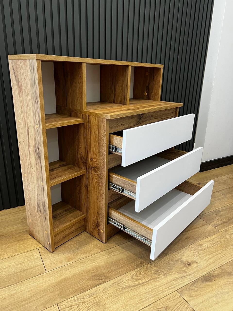 Комод Дженіфер 800х800х340 мм Дуб аппалачі/Німфеа альба - фото 3 Комод Дженіфер 800х800х340 мм Дуб аппалачі/Німфеа альба - фото 3