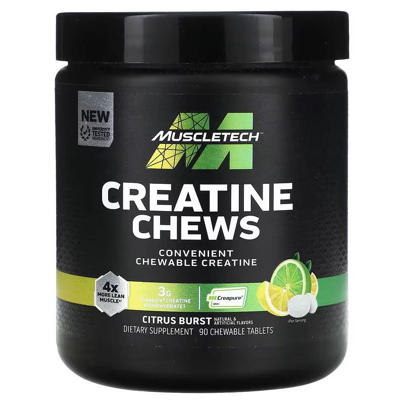 Креатин MuscleTech Creatine Chews Citrus Burst 90 таблеток