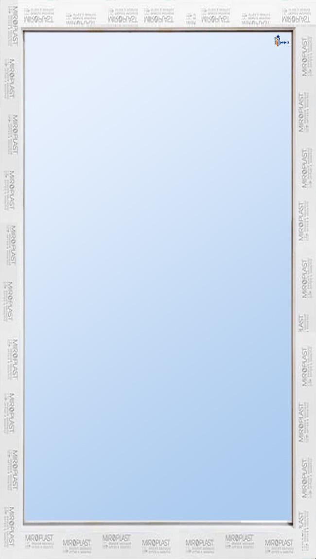 Окно металлопластиковое WDS MiroPlast глухое 650х1150 мм - фото 1 Окно металлопластиковое WDS MiroPlast глухое 650х1150 мм - фото 1