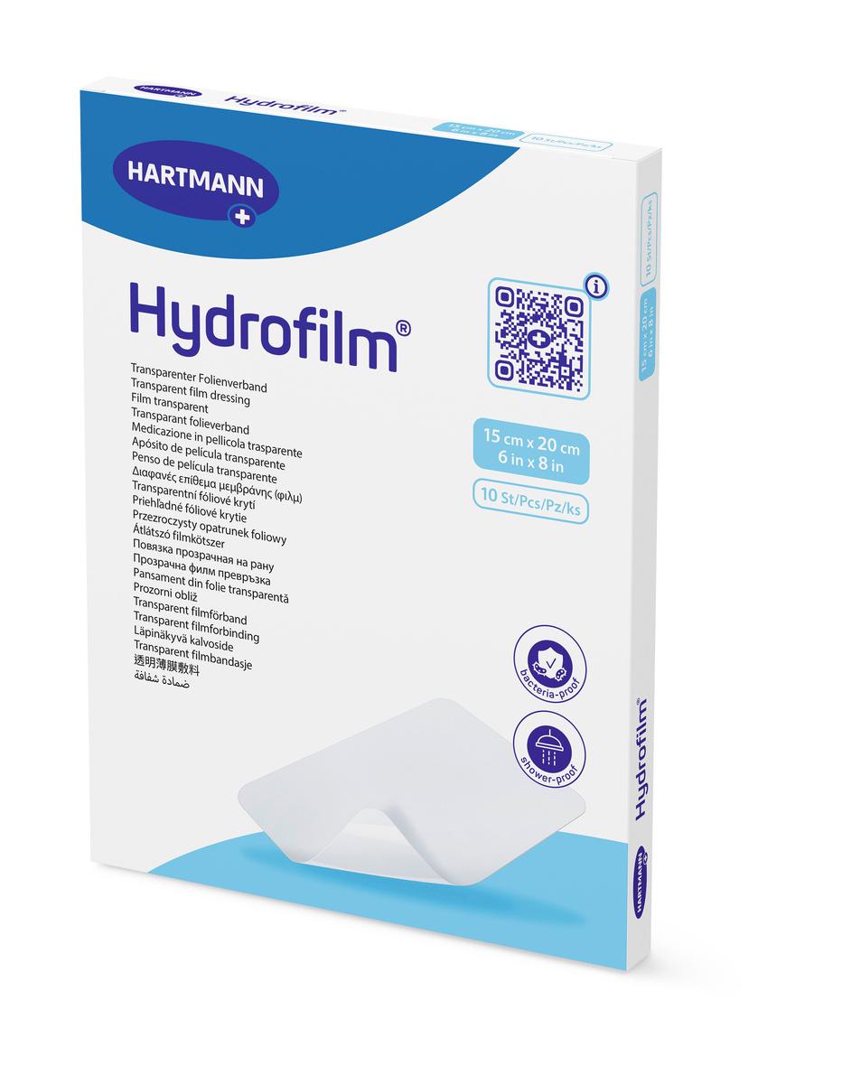 Пов'язка плівкова прозора Hydrofilm водовідштовхувальна 15х20 см 1 шт.