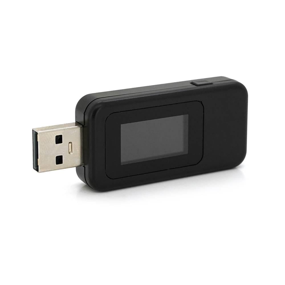 Тестер USB Keweisi KWS-MX18 напруги 4-30V та струму 0-5A Black (36215)