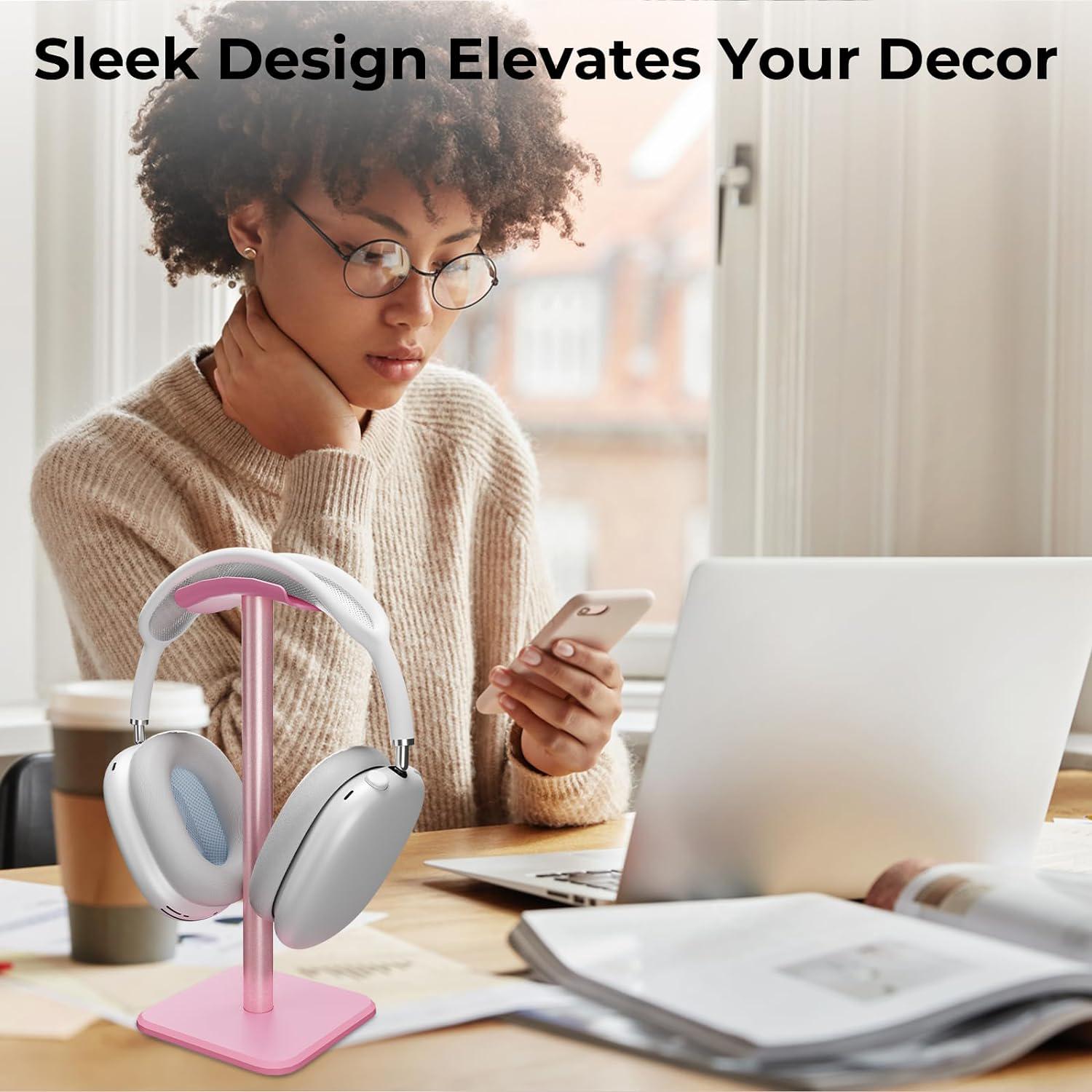 Подставка для наушников универсальная Pink (20291) - фото 11 Подставка для наушников универсальная Pink (20291) - фото 11